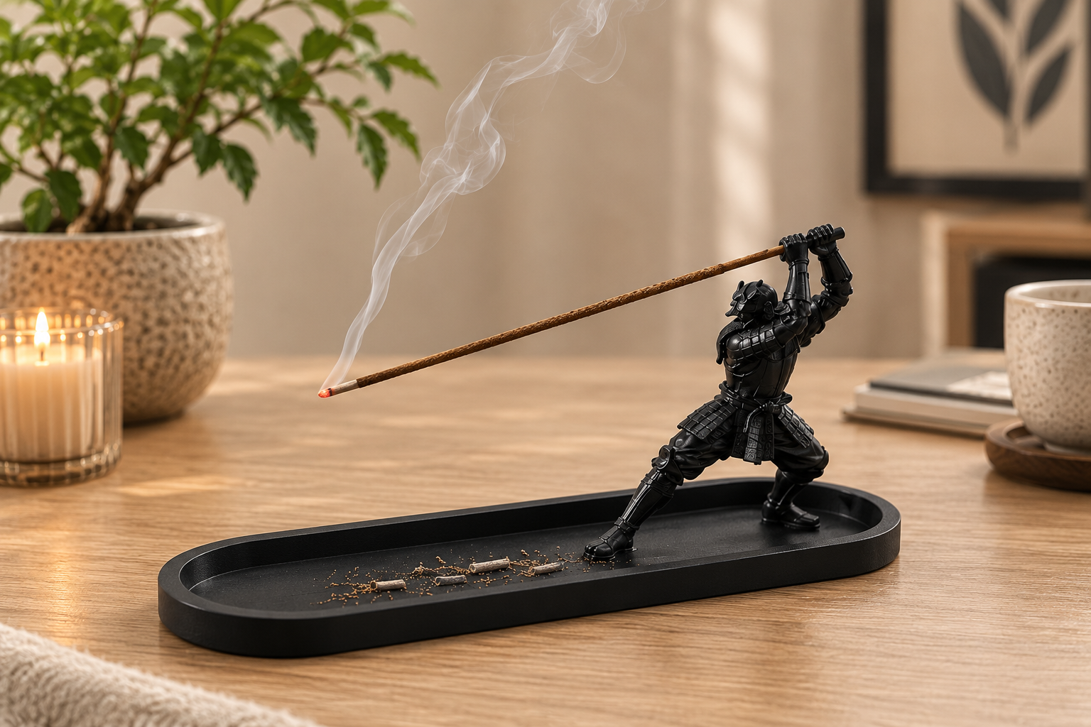 Zen Warrior Incense Stand 2