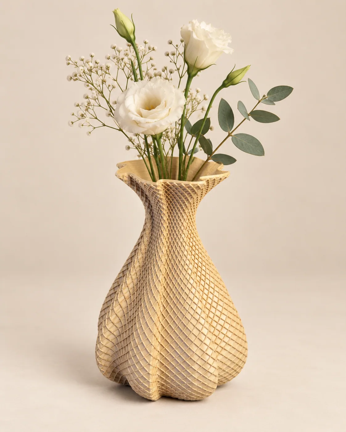 Flowing Diamond Vase
