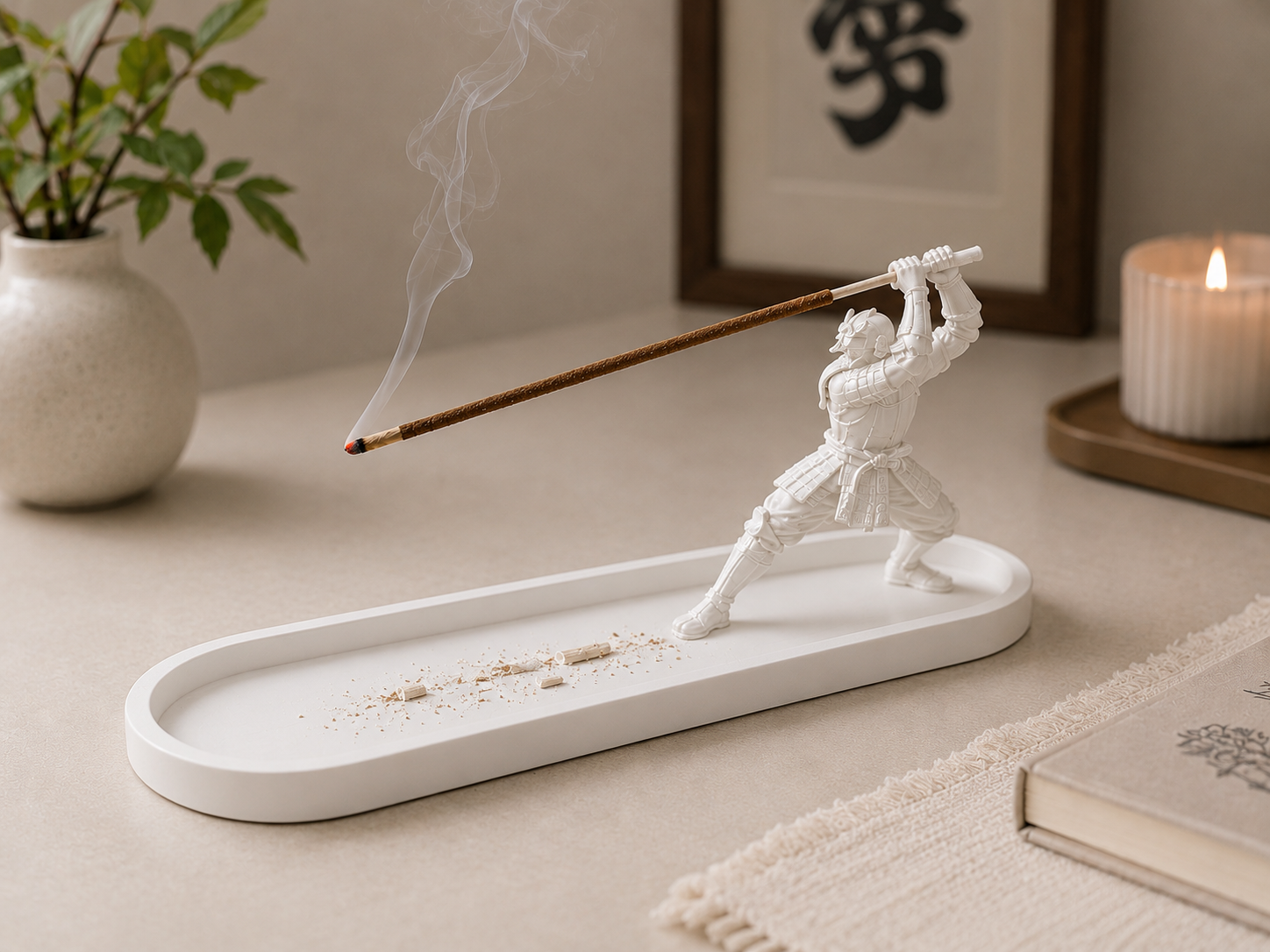 Zen Warrior Incense Stand 3