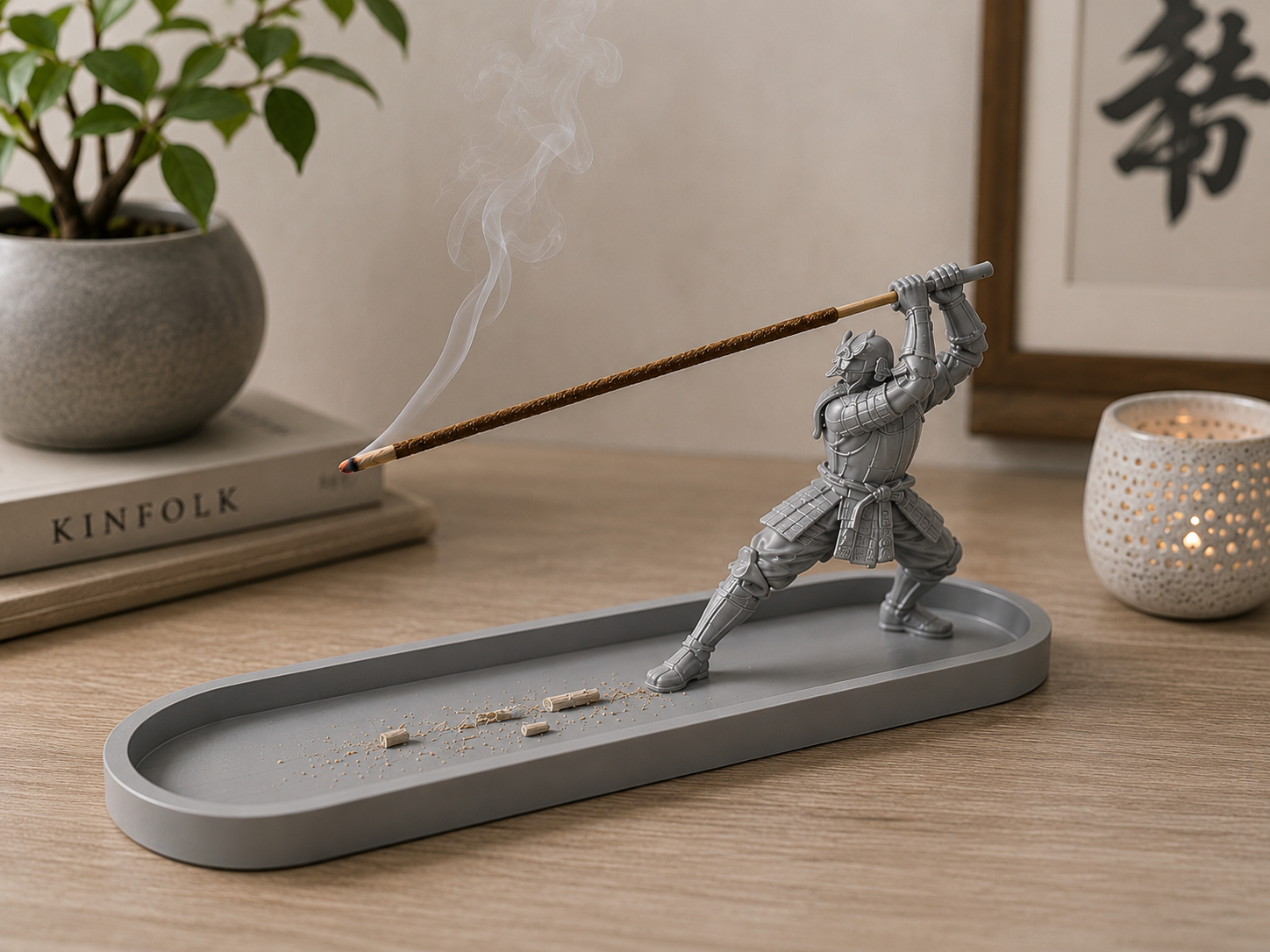 Zen Warrior Incense Stand