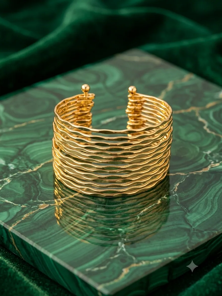 Gold Tone Anti-Tarnish Bracelet, view 1 of 2