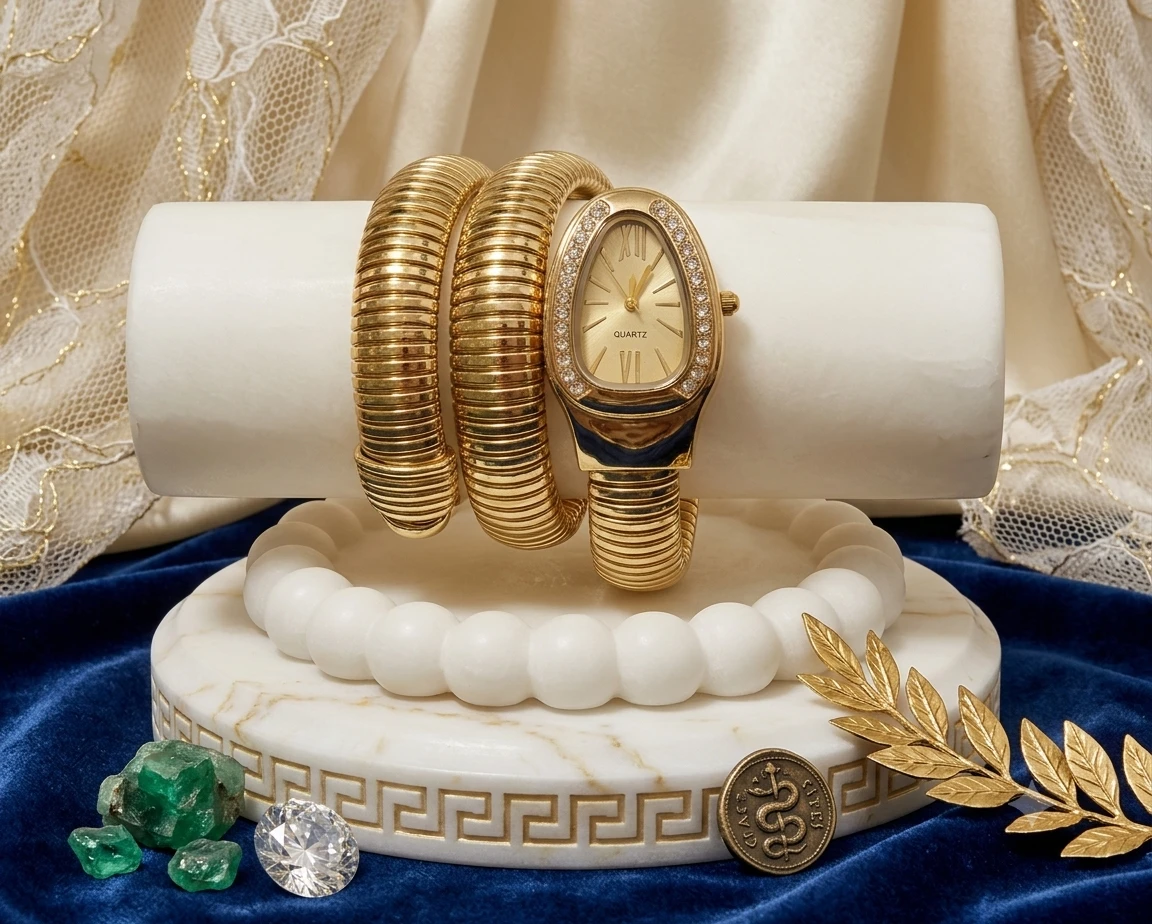 Spiral Watch Bracelet
