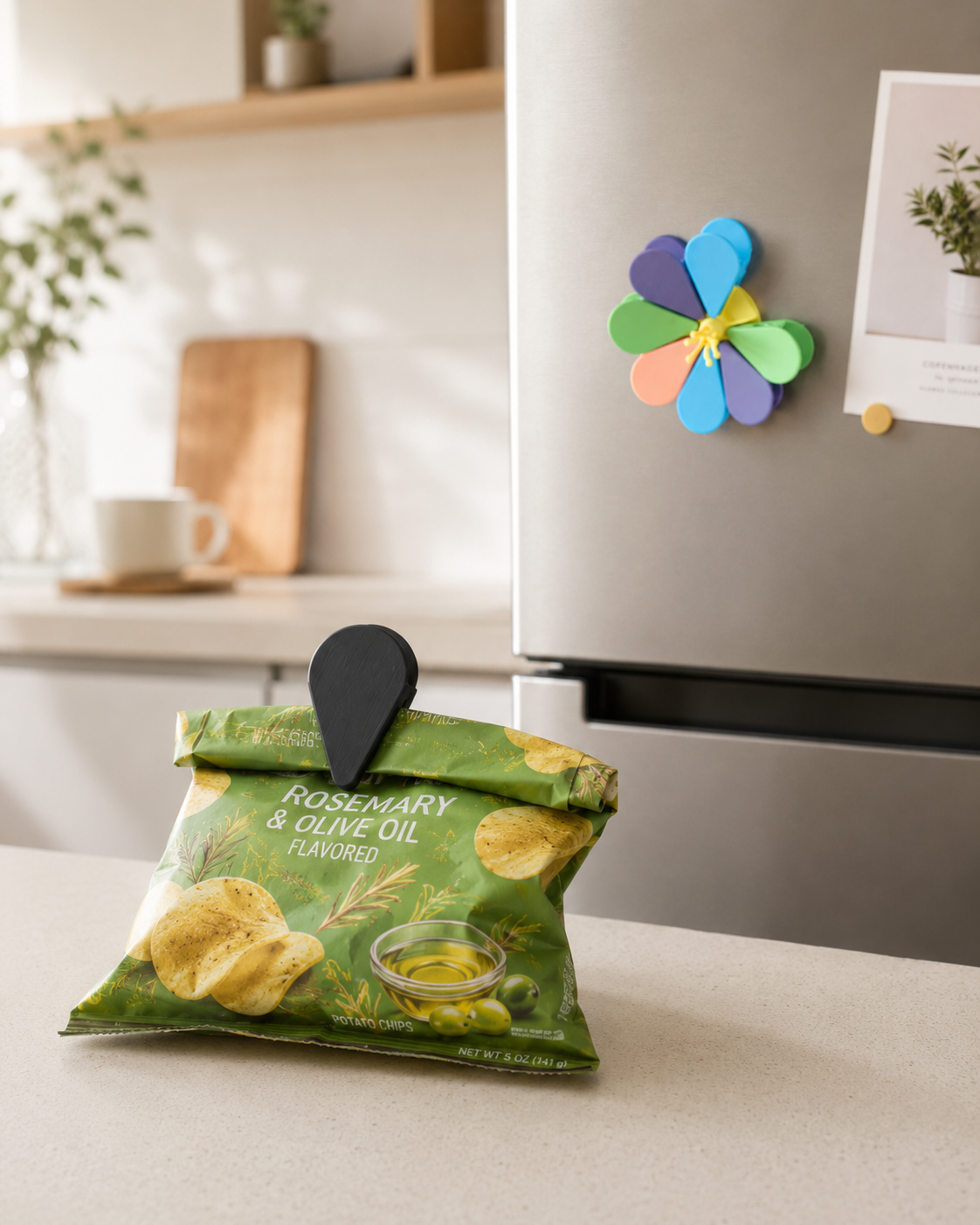 Multifunctional Petal Pin& Refrigerator Magnet 2