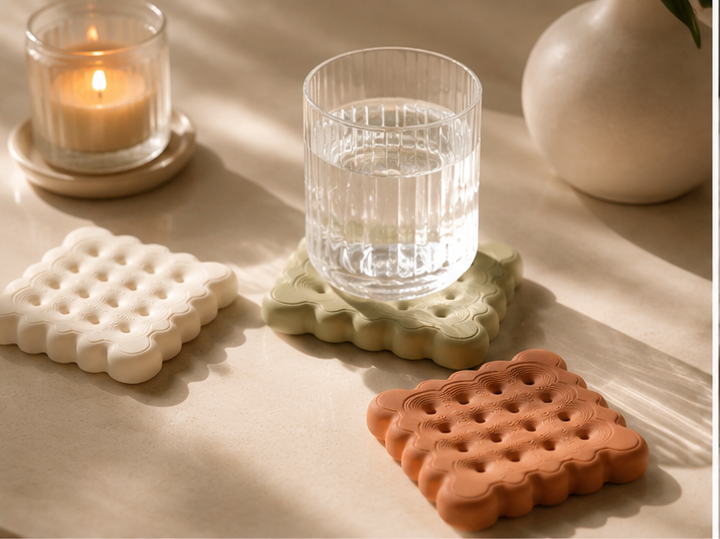 Dessert Cracker Coasters