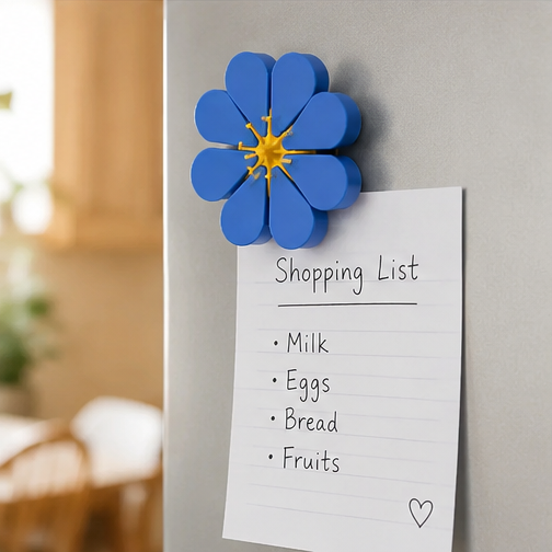 Multifunctional Petal Pin& Refrigerator Magnet