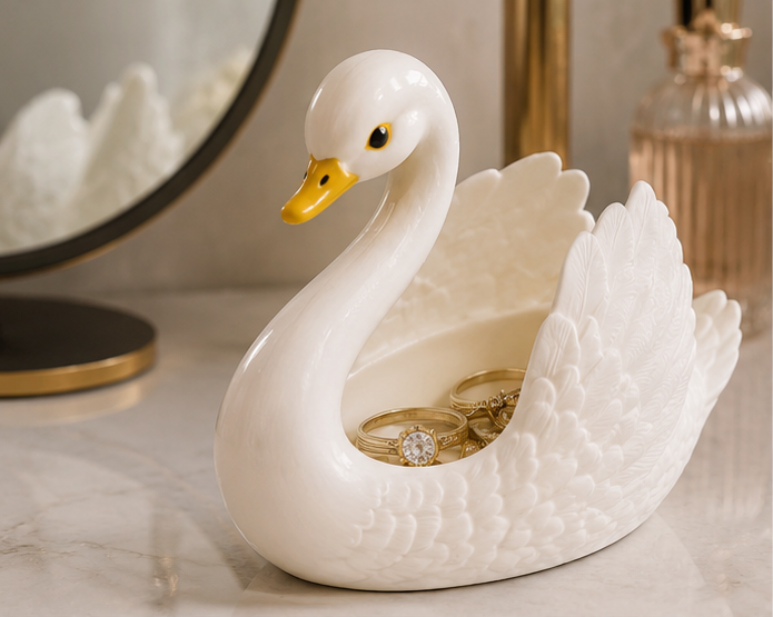 Swan Dressing-Table Décor 2