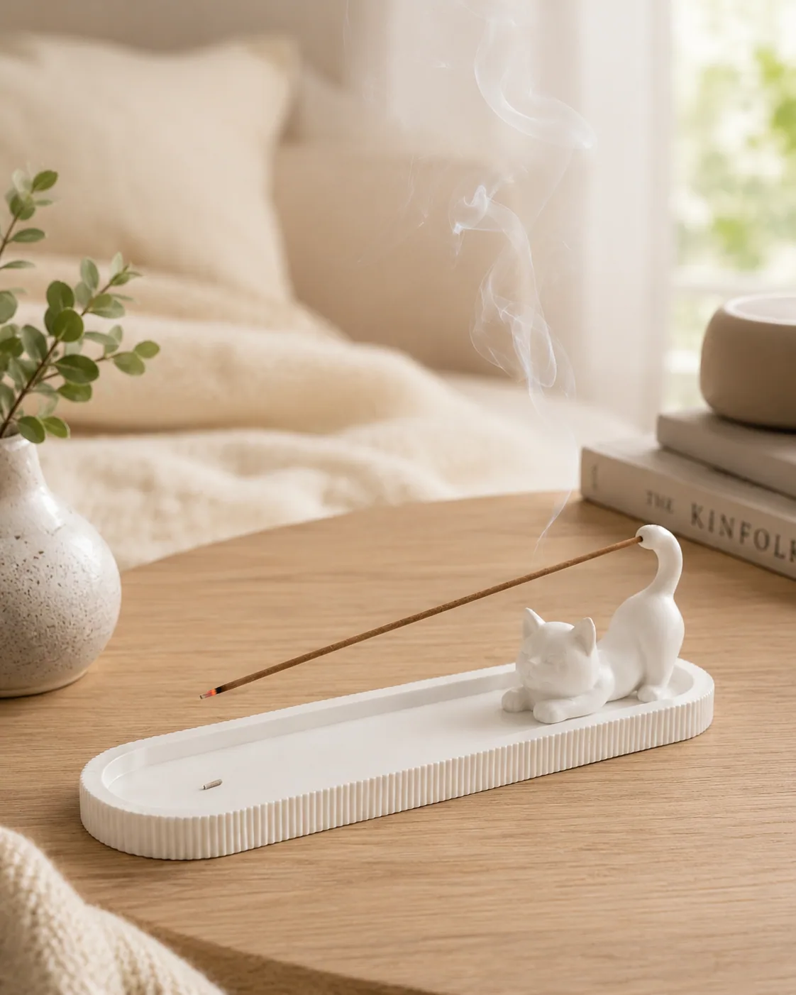 Stretching Cat Incense Tray, view 1 of 2