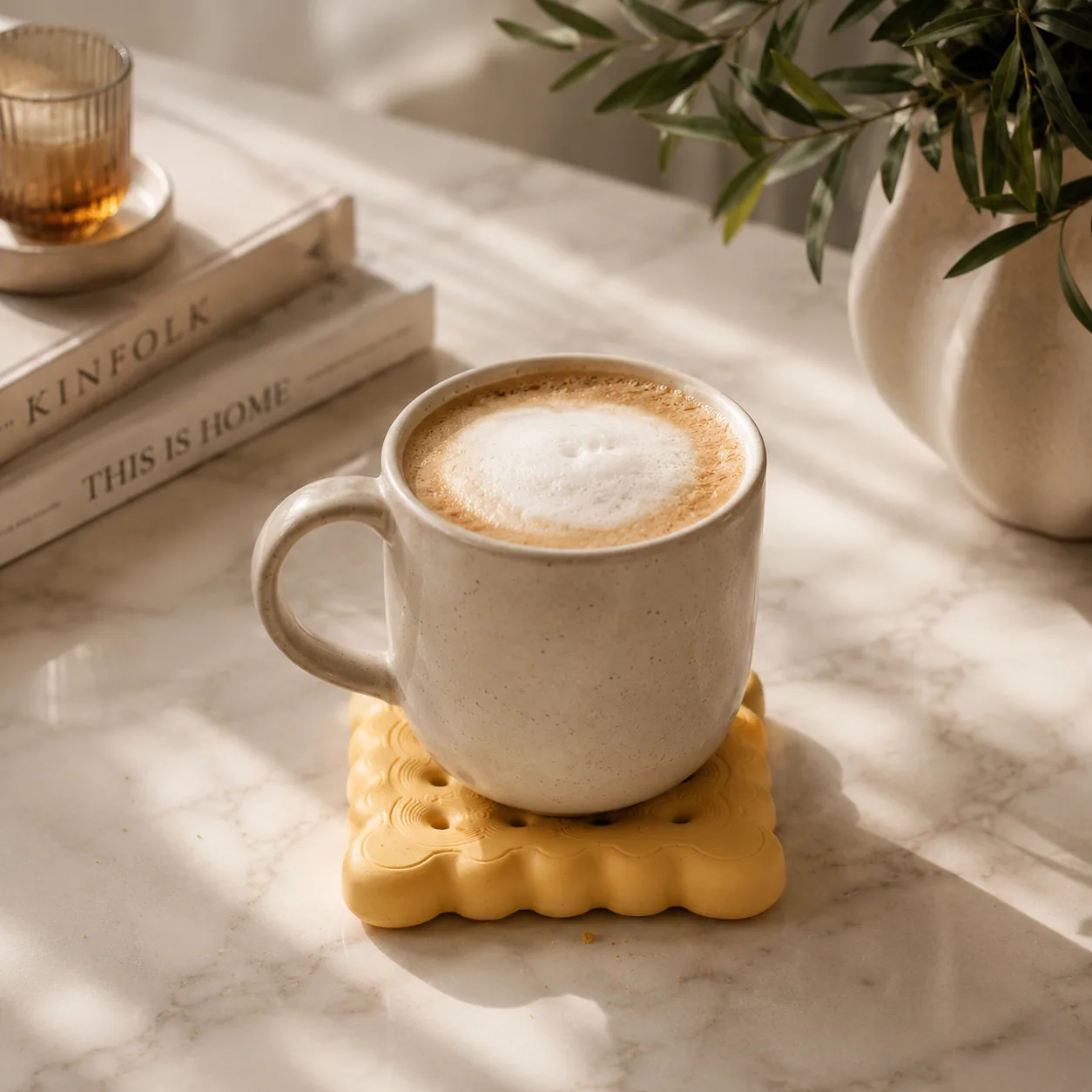 Dessert Cracker Coasters(set of 4), view 1 of 3